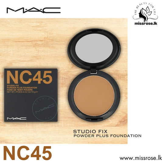 MAC Studio Fix Powder Plus Foundation NC45 - missrose.lk