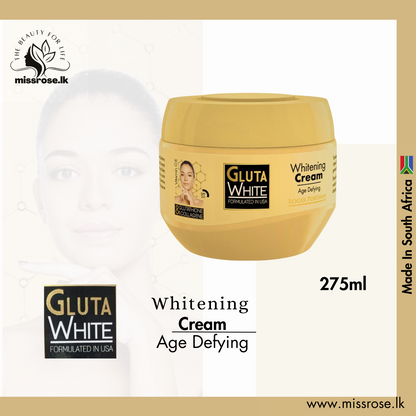 GLUTA WHITE Glutathione and Collagen Whitening Cream - missrose.lk