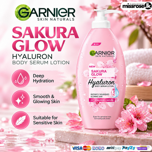 Garnier Sakura Glow Pinkish Radiance Body Seru400ml