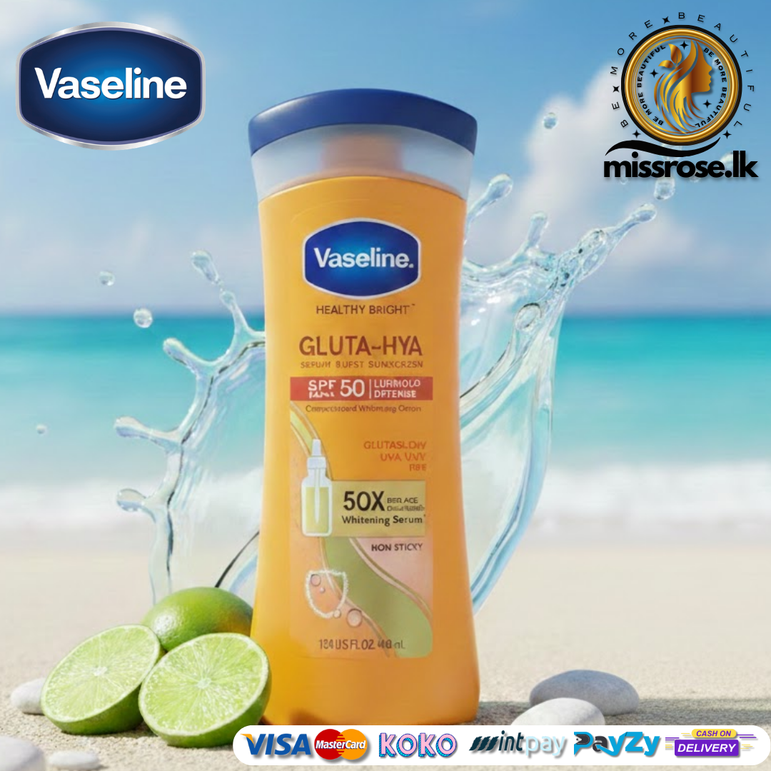 Vaseline Gluta-Hya SPF 50 Luminous Defense Whitening Serum-Lotion – 400ml