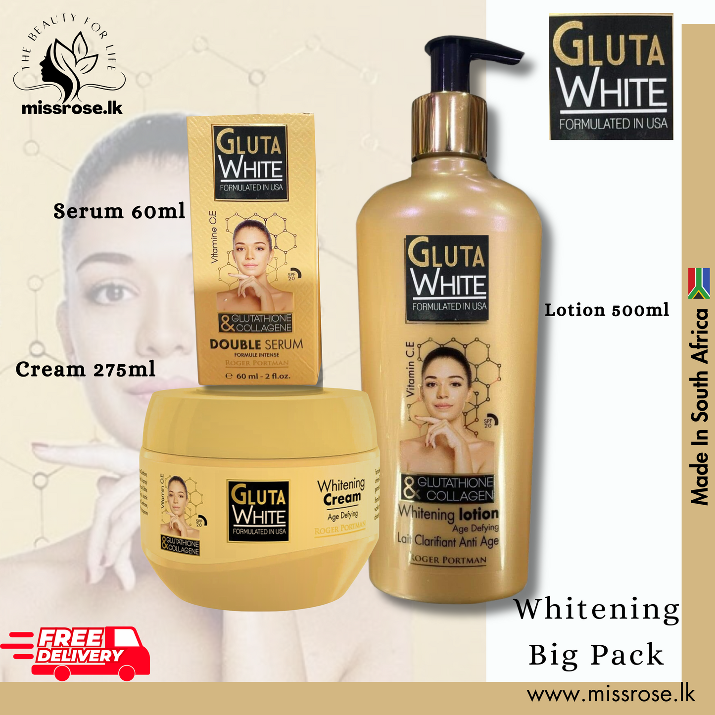 Gluta White Big Pack ( Free Delivery)