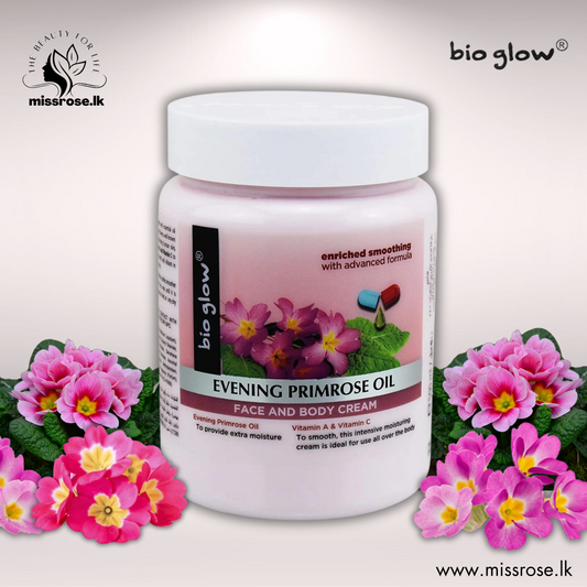 Bio Glow Evening Primrose Oil Face & Body Cream - missrose.lk