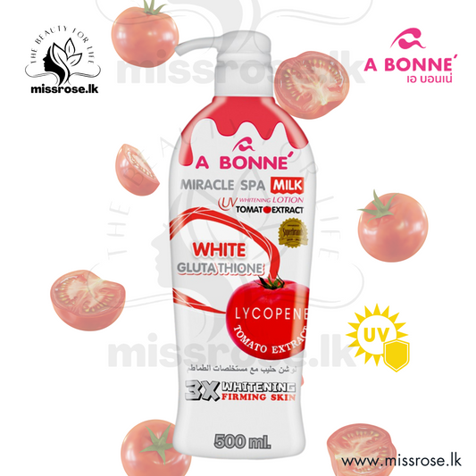 A Bonne Glutathione Lycopene Tomato Lotion 500ml - missrose.lk