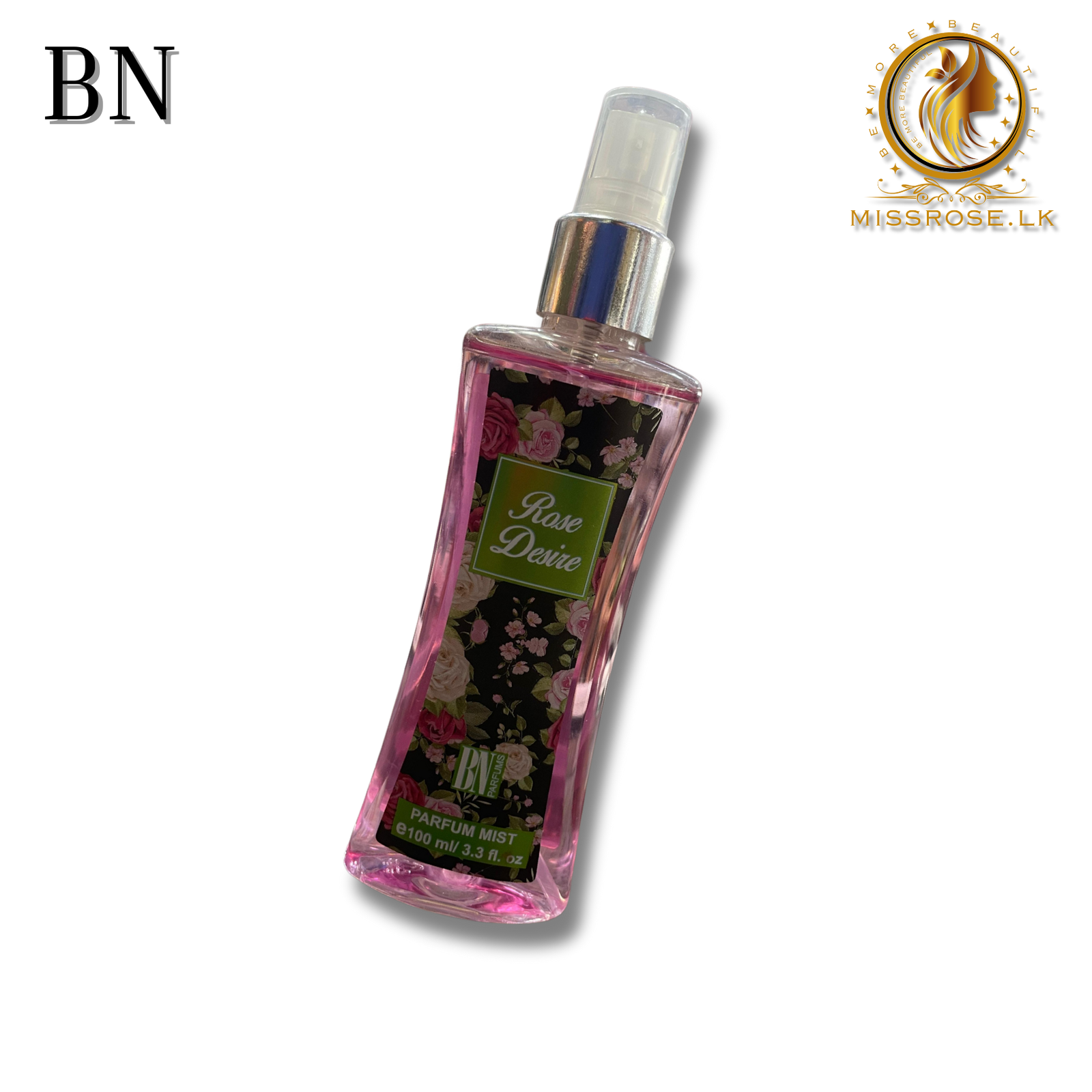 BN Rose Desire Body Spray 100ml - Missrose.lk