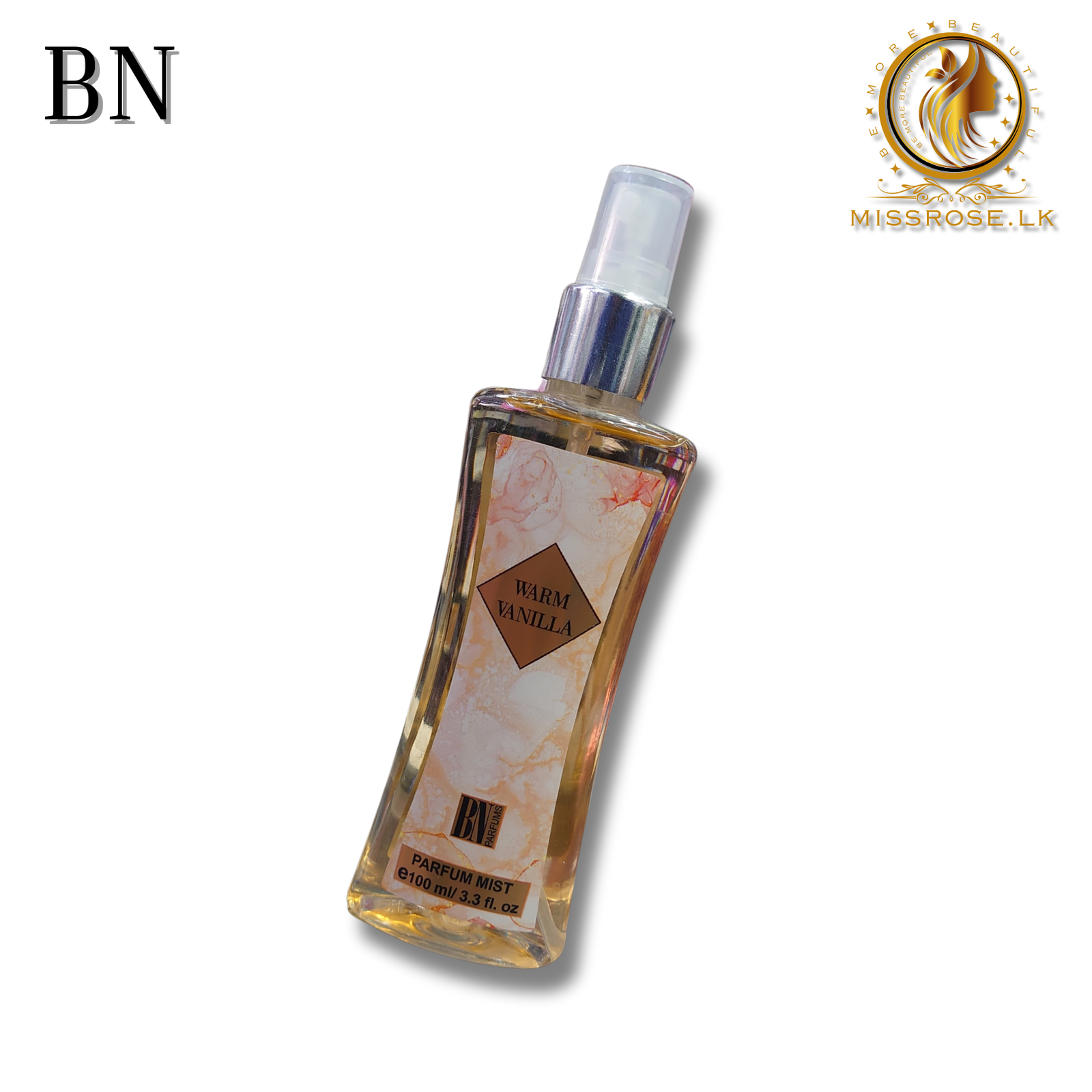 BN Warm Vanila Body Spray 100ml - Missrose.lk