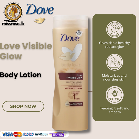 Dove Body Love Visible Glow Gradual Self-Tan Body Lotion
