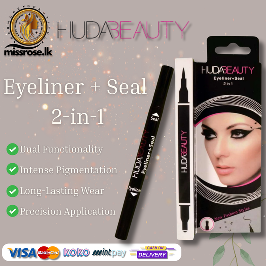 Huda Beauty Eyeliner + Seal 2-in-1