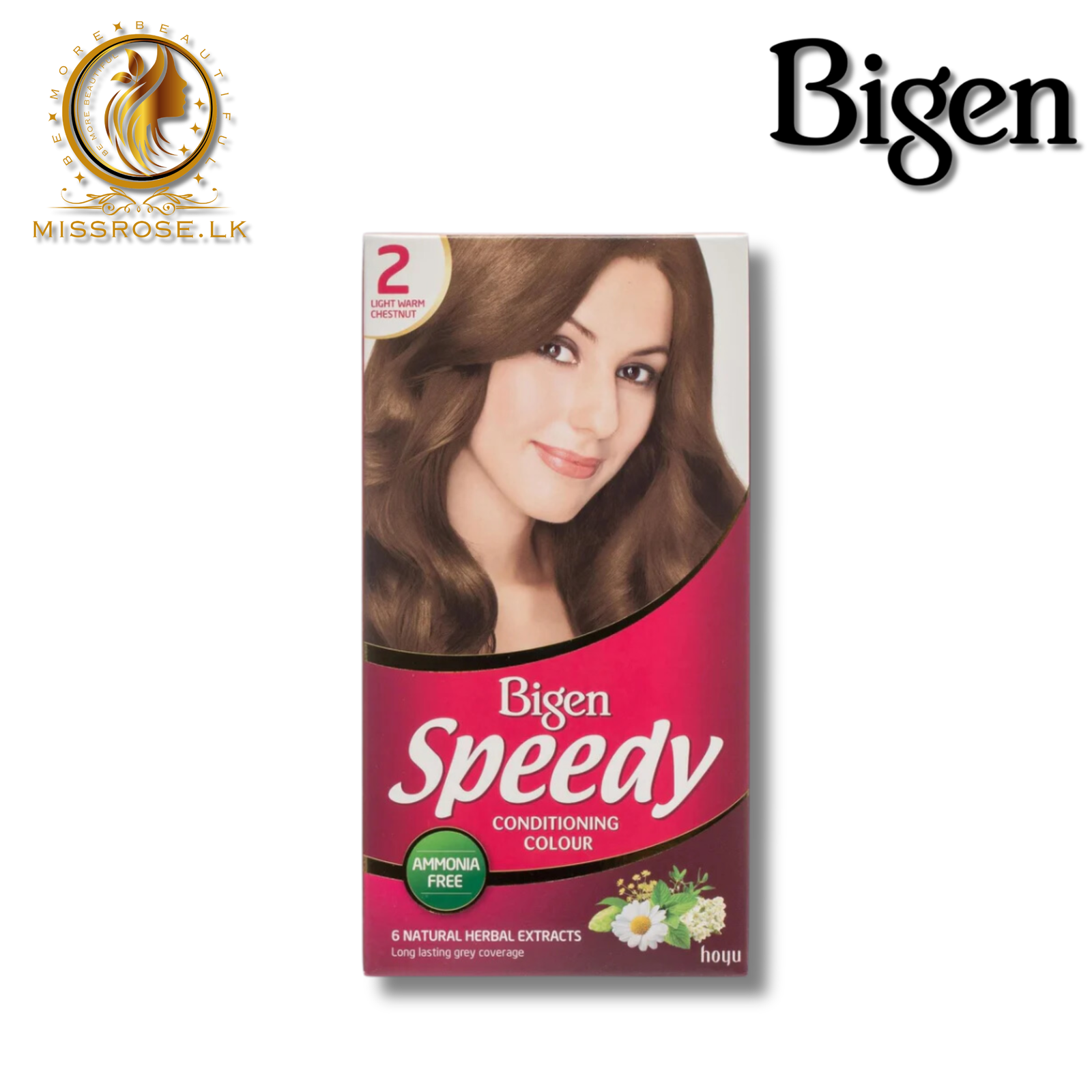 Bigen Speedy Conditioning Colour - 2 - Light Warm Chestnut - Missrose.lk