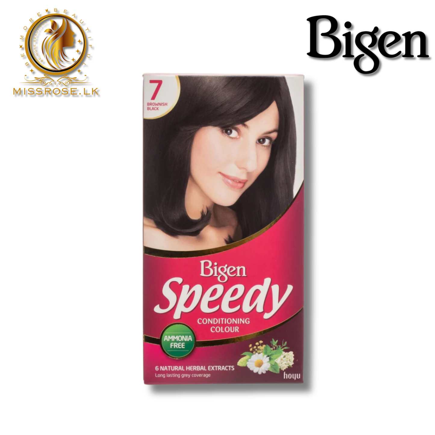Bigen Speedy Conditioning Colour - 7 - Brownish Black - Missrose.lk