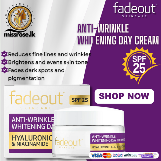 FadeOut Anti-Wrinkle Whitening Day Cream SPF 25 75 ml