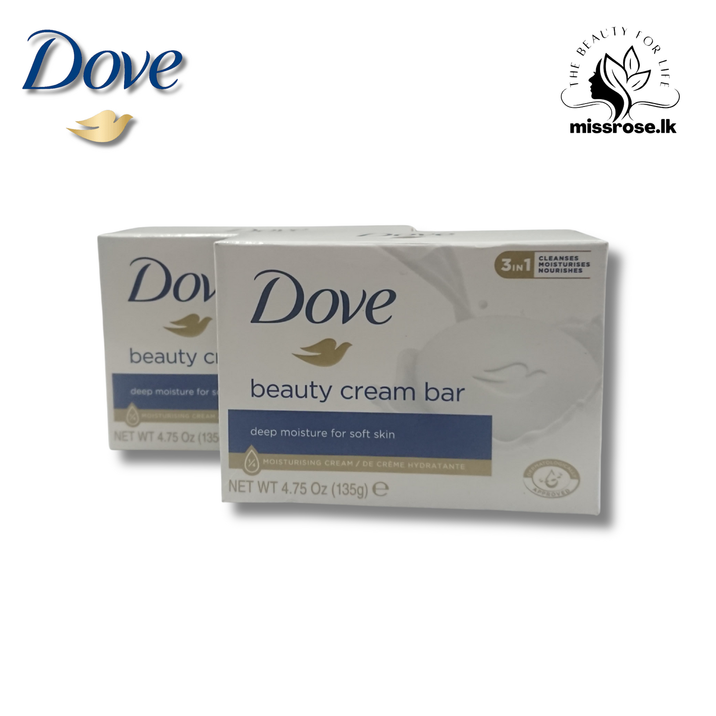 Dove beauty cream bar soap 135g ( 1 pic )