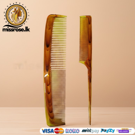 Large Tooth Detangling Comb Set – Men & Women