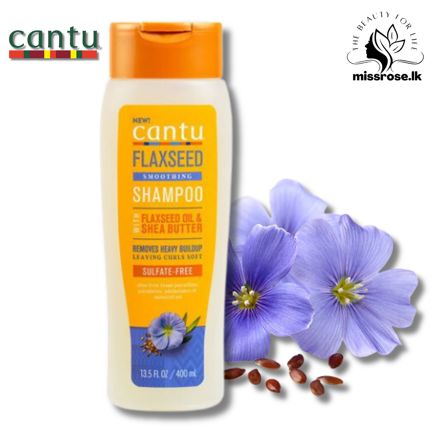 CANTU ACAI BERRY REVITALIZING SURFATE FREE SHAMPOO 400ML - Missrose.lk