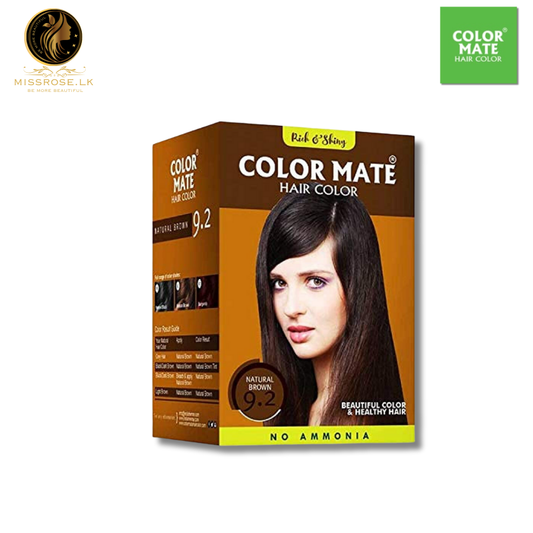 COLOR MATE No Ammonia Hair Brown Color 200G (9.2)