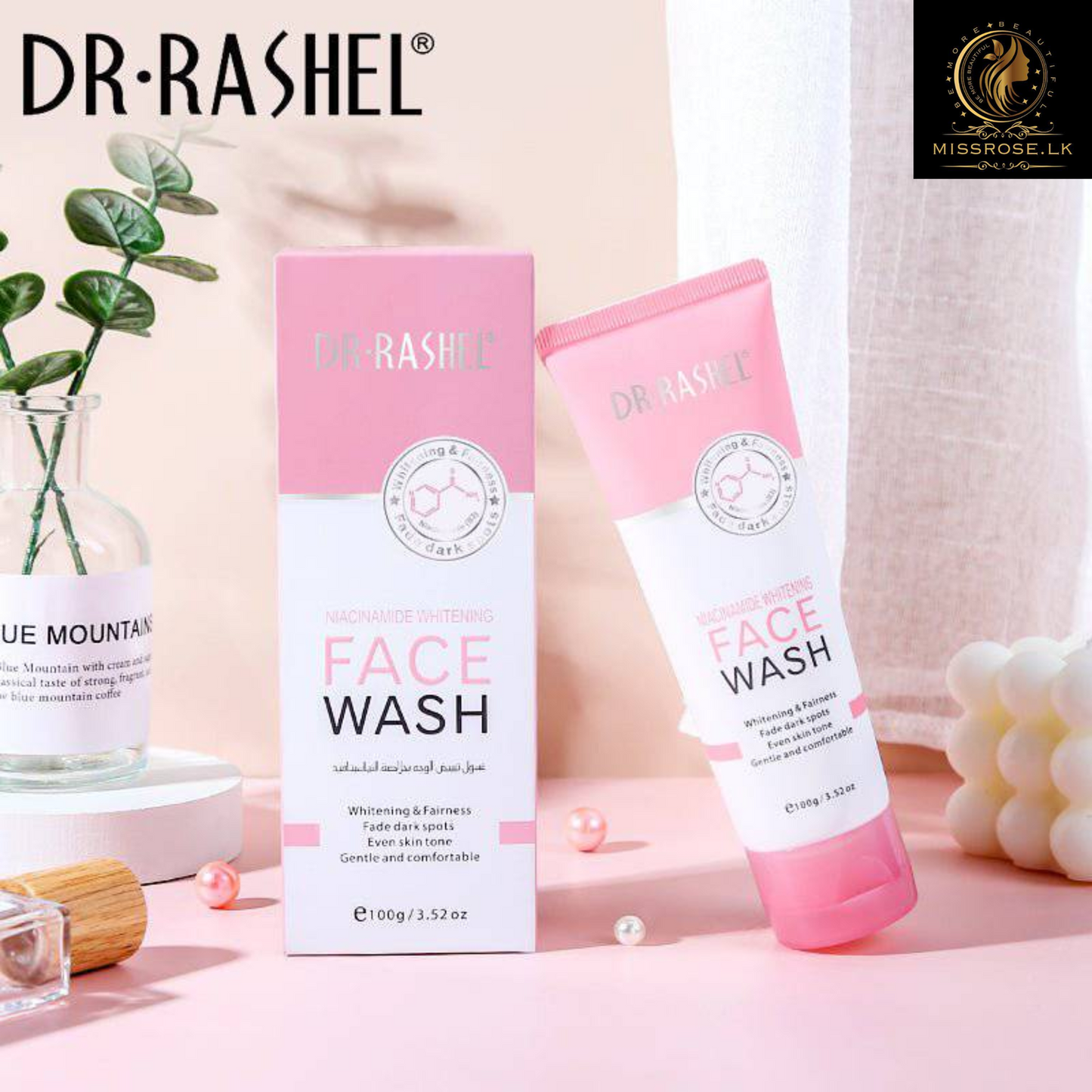 DR RASHEL Niacinamide Whitening Fade Dark Spots Face Wash - Missrose.lk