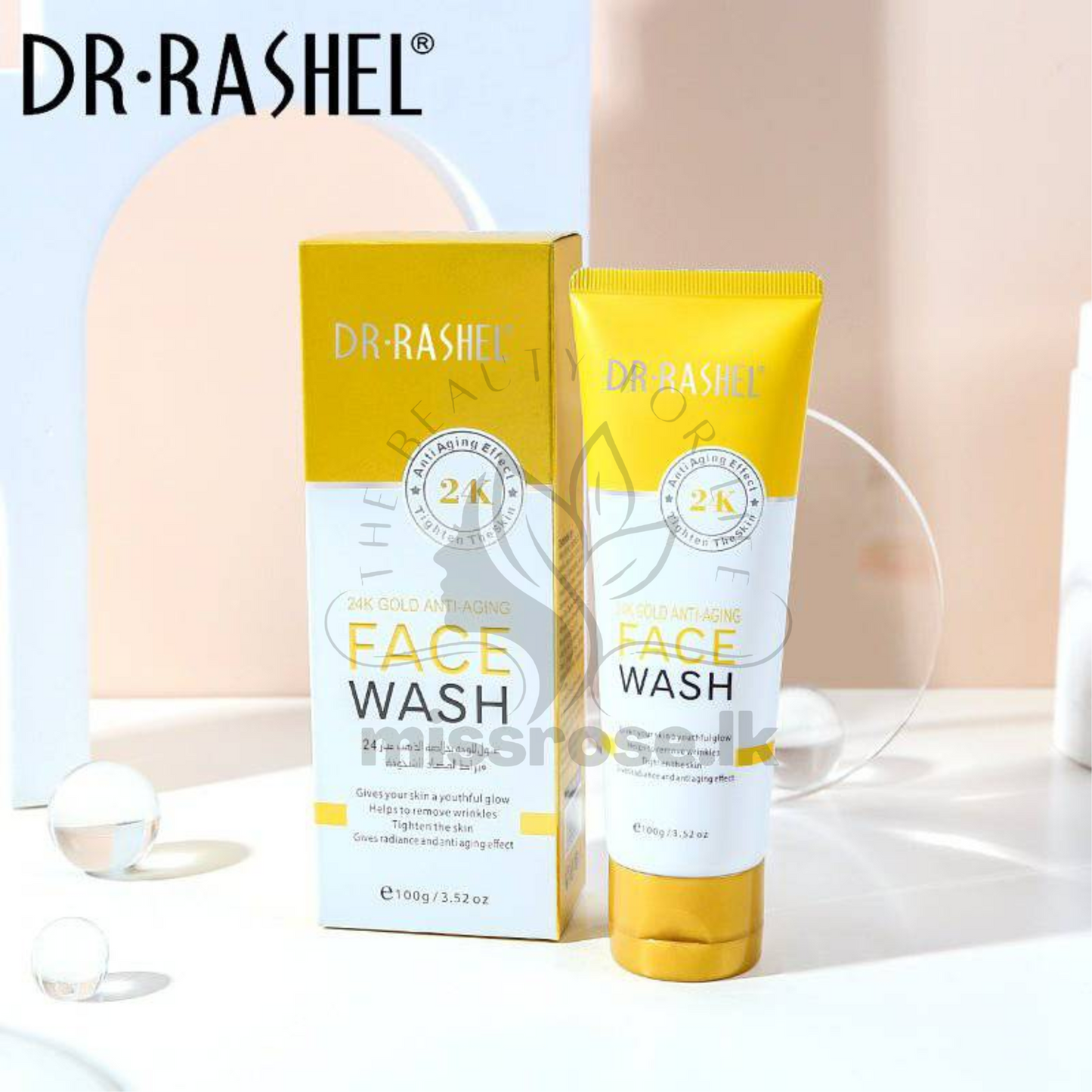 DR RASHEL Product New 24K Gold Anti-Aging Face Wash 100g - Missrose.lk