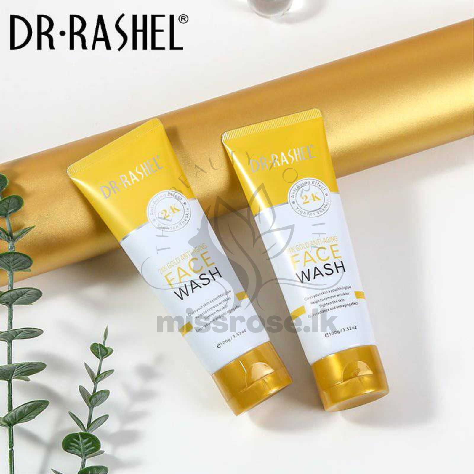 DR RASHEL Product New 24K Gold Anti-Aging Face Wash 100g - Missrose.lk