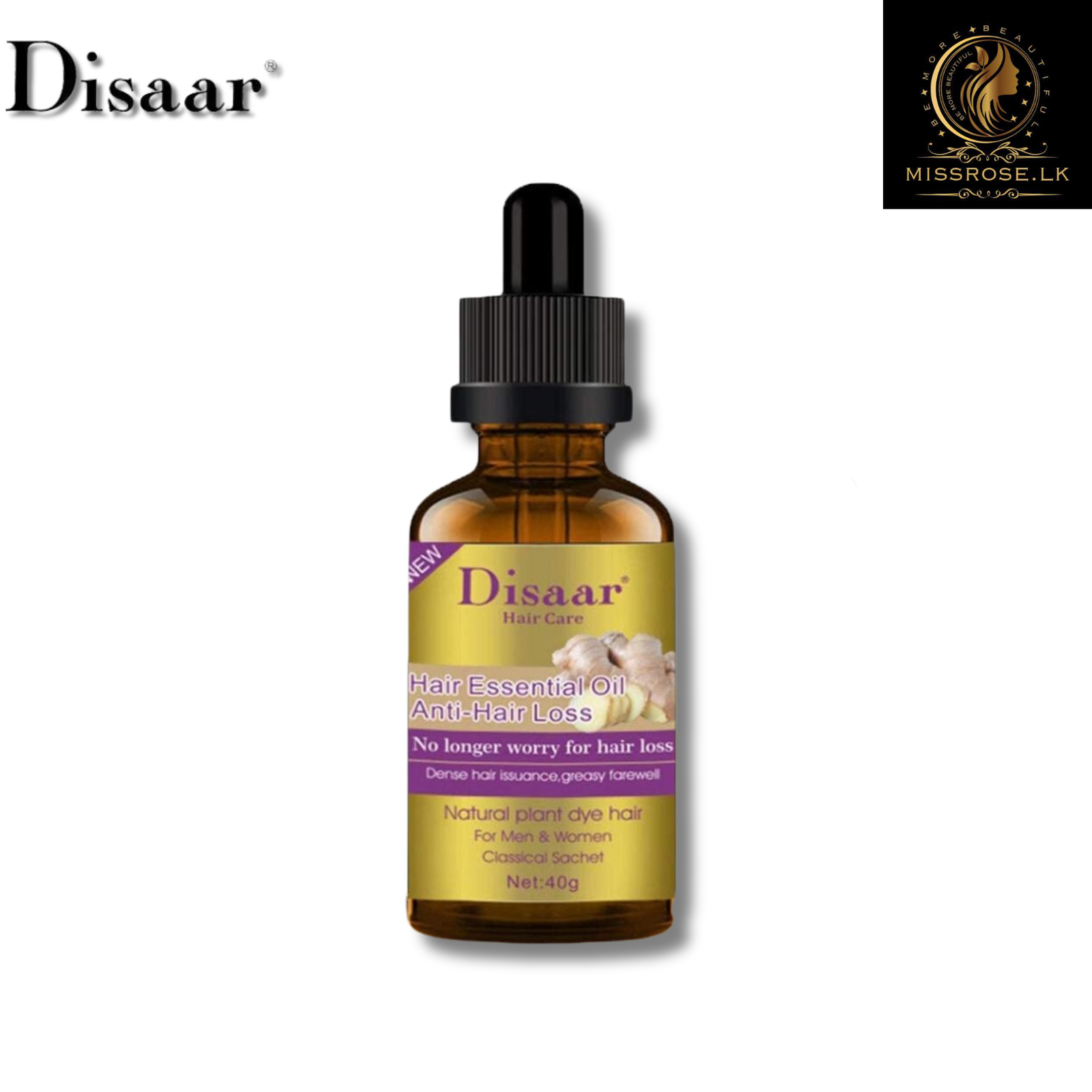 Disaar Natural with No Side Effects Hair Growth Products - Missrose.lk