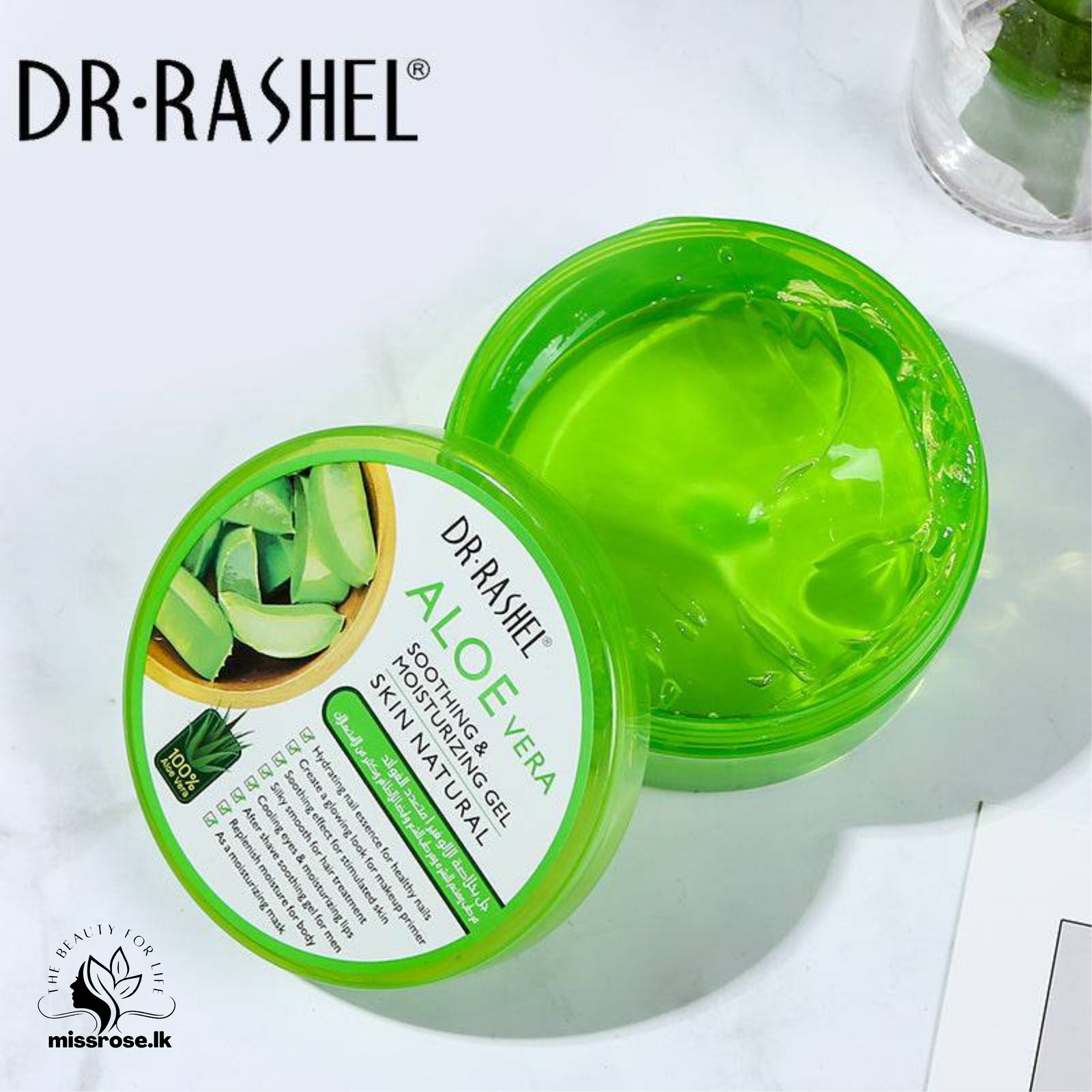 Dr.Rashel Aloe Vera Soothing and Moisturizing Gel 300ml - Missrose.lk
