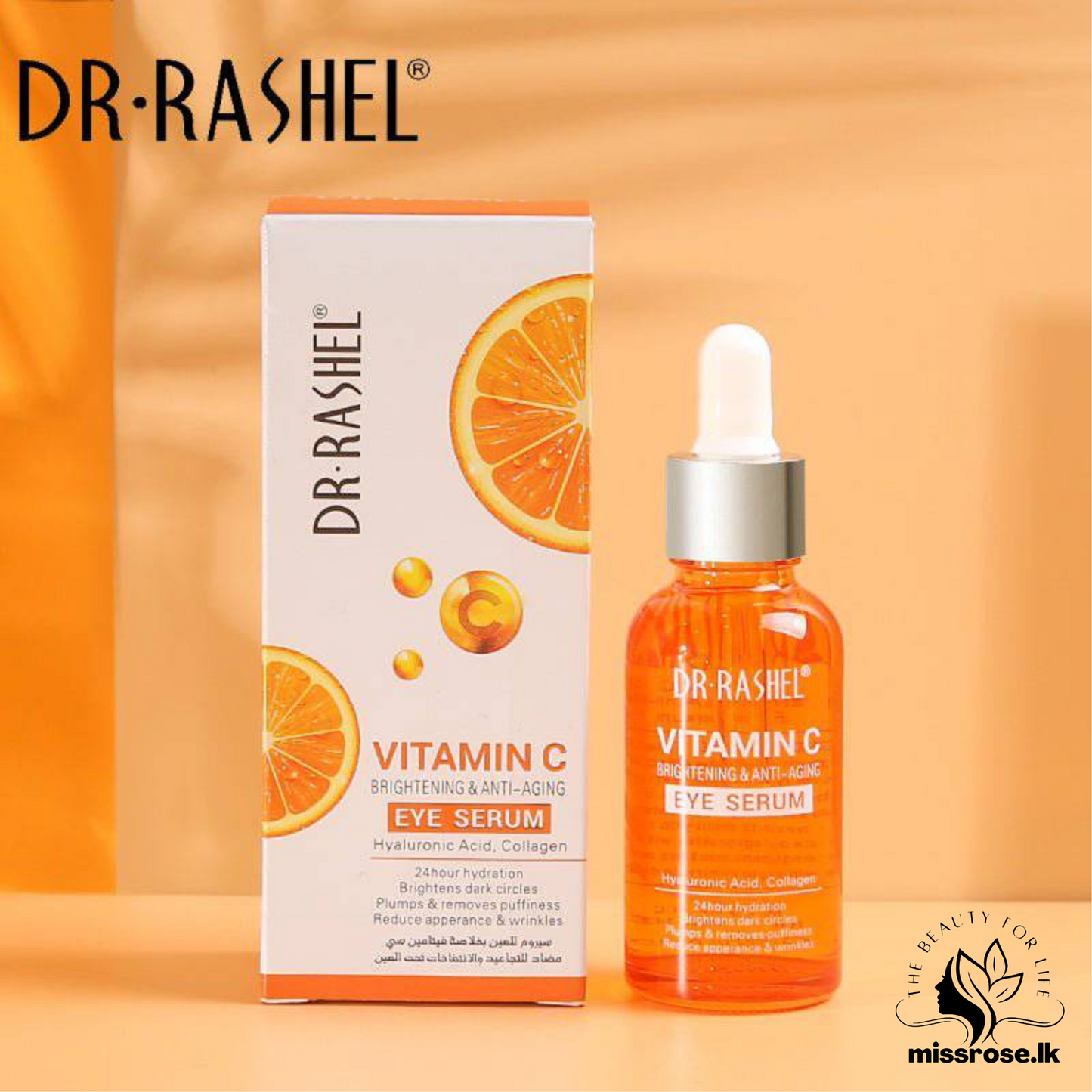Dr.Rashel Vitamin C Brightening And Anti-Aging Eye Serum - Missrose.lk