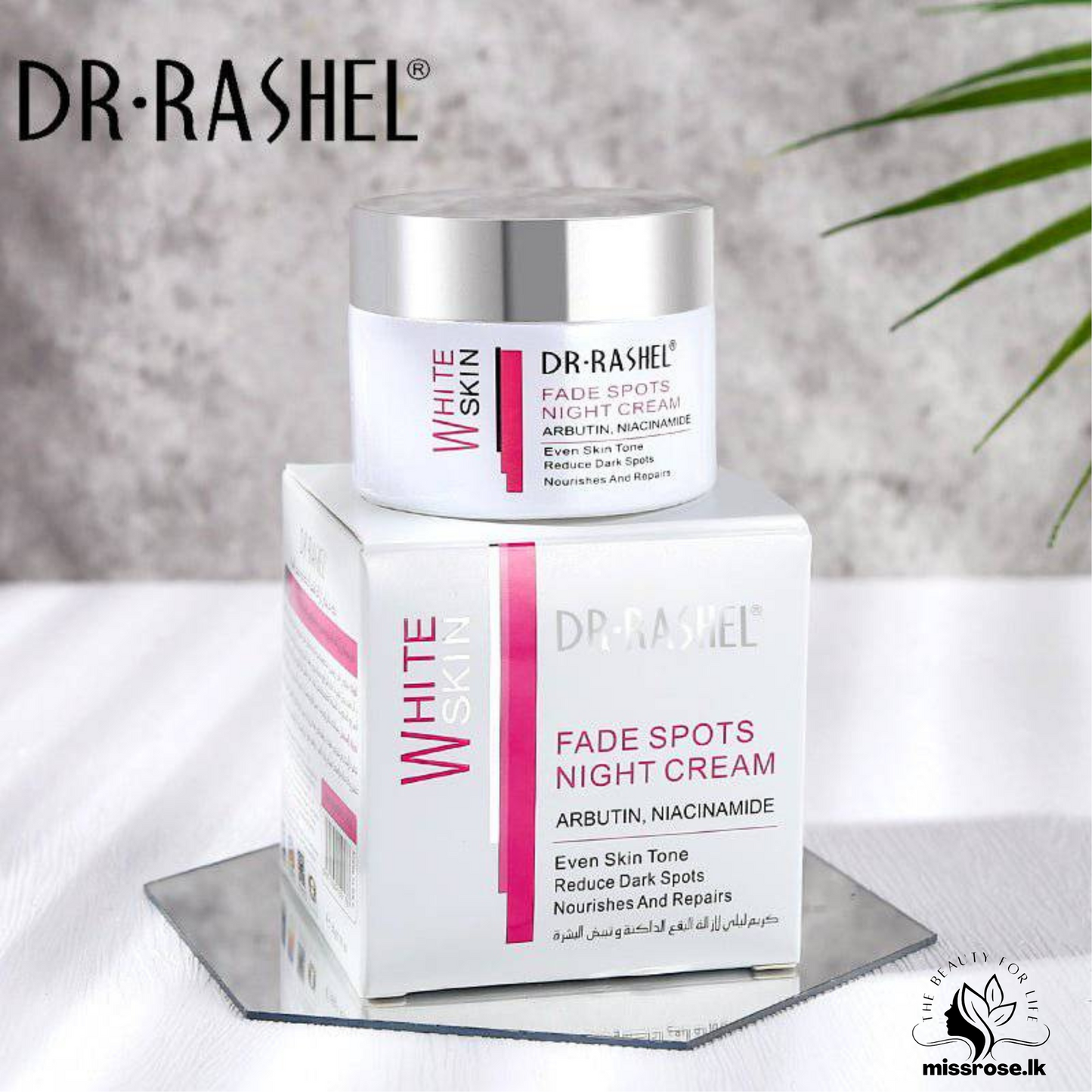 Dr.Rashel White Skin Fade Spots Night Cream - Missrose.lk