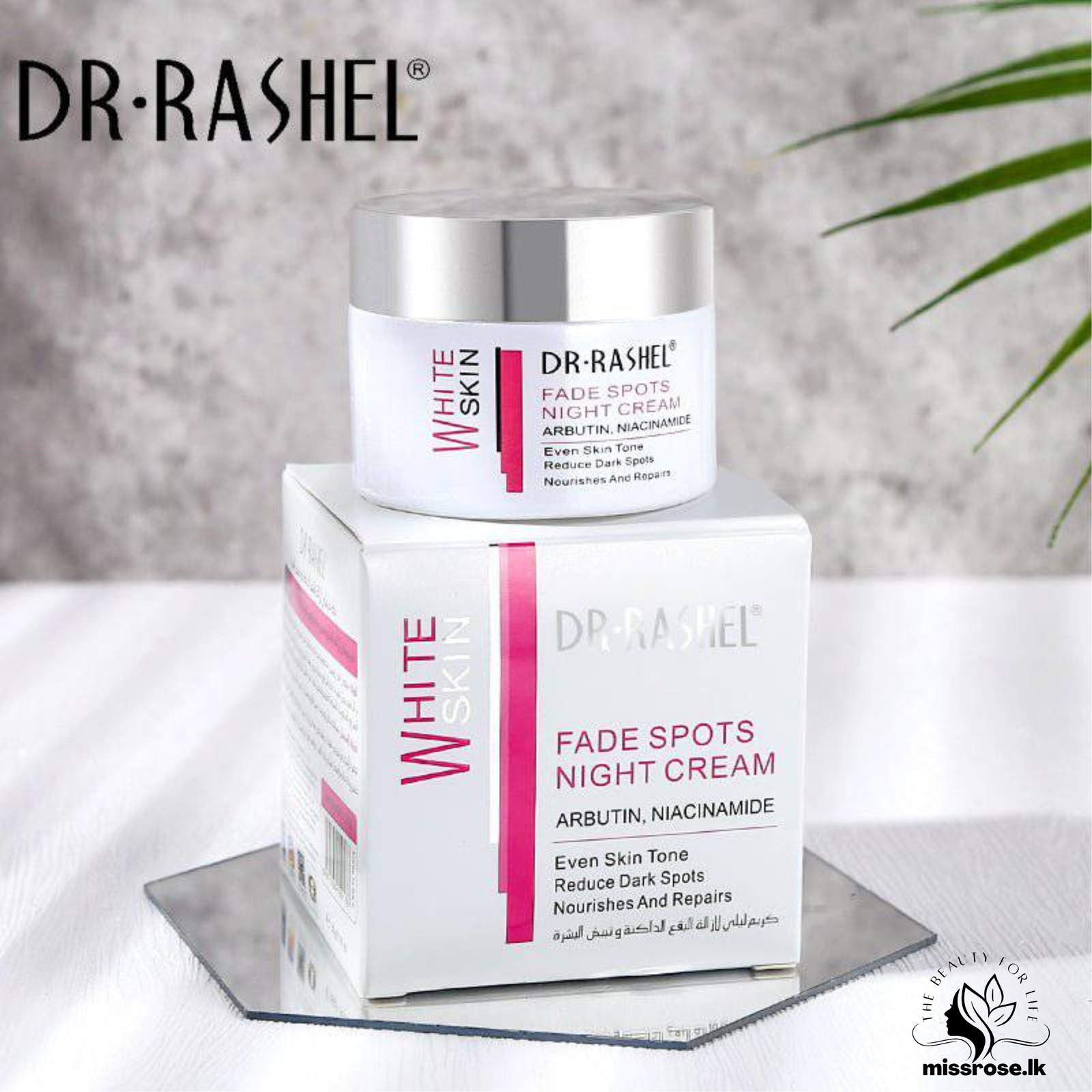 Dr.Rashel White Skin Fade Spots Night Cream - Missrose.lk