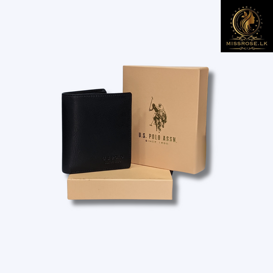 Genuine Leather Slim Trifold Wallets For Men - Missrose.lk