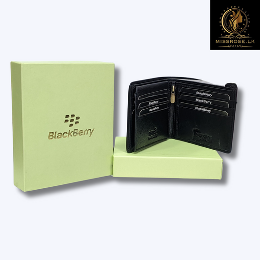 Genuine Leather Slim Trifold Wallets For Men - Missrose.lk