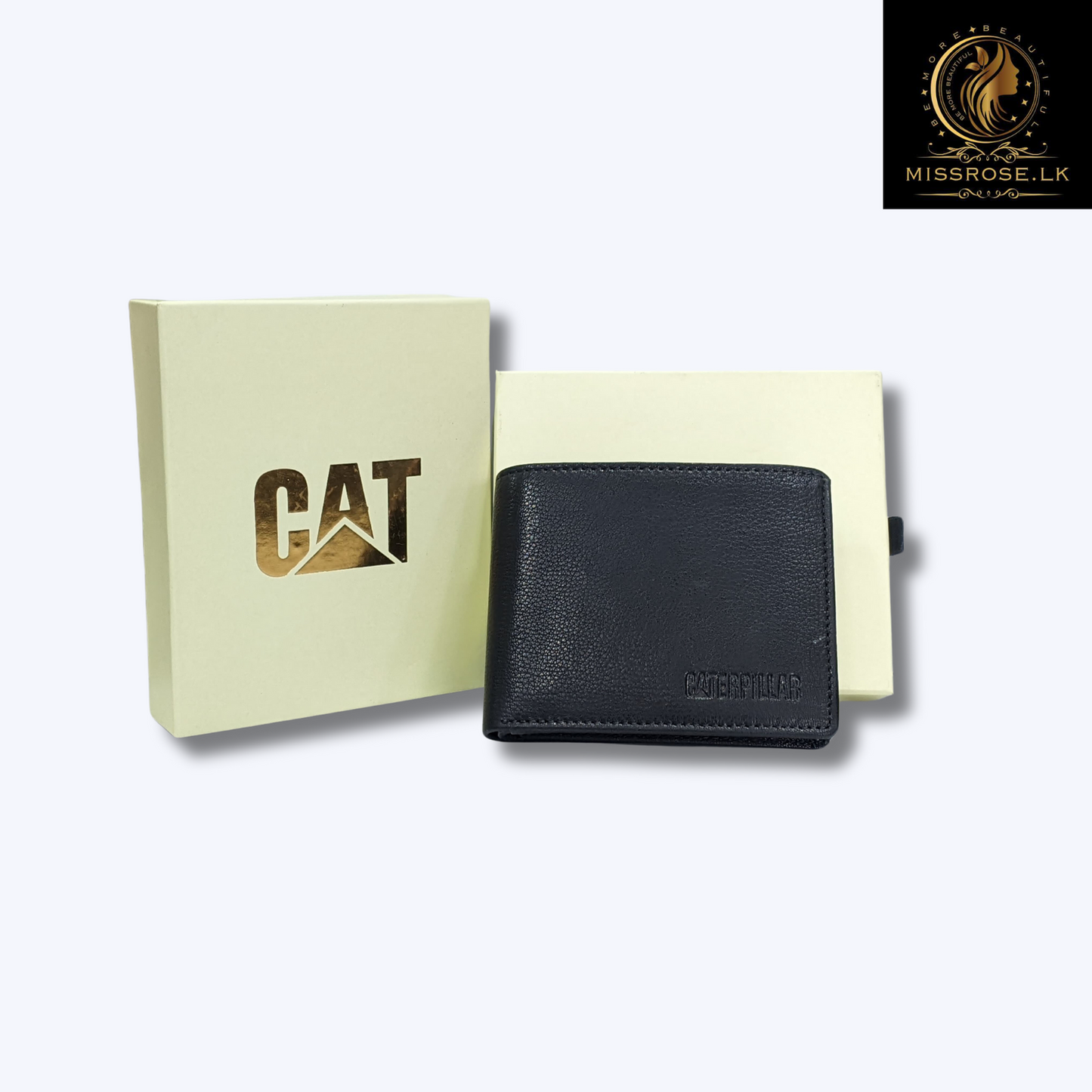 Genuine Leather Slim Trifold Wallets For Men - Missrose.lk