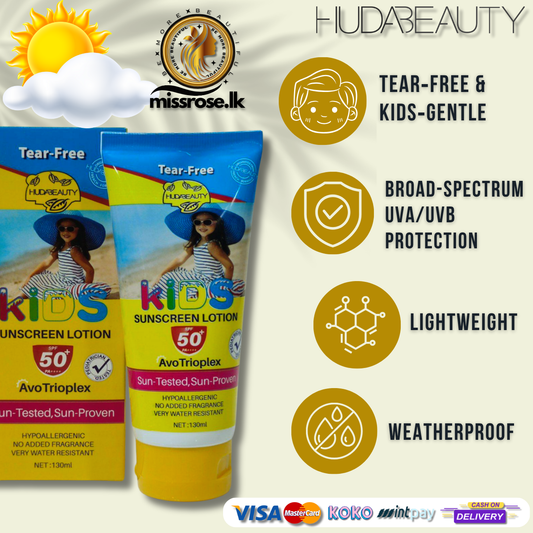 Huda Beauty Kids Sunscreen Lotion SPF50+ (130 ml)