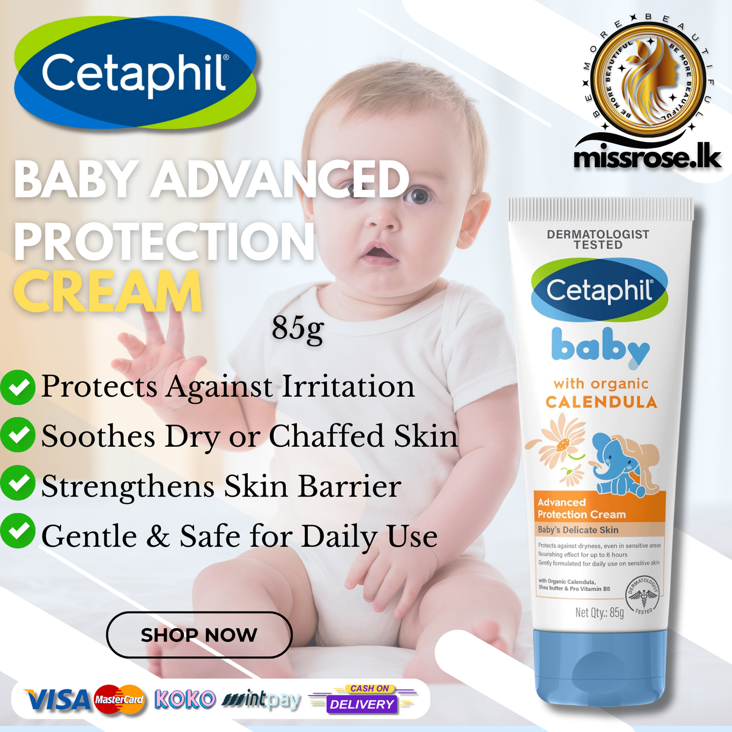 Cetaphil Baby Advanced Protection Cream 85g