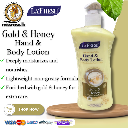 La Fresh Gold & Honey Hand & Body Lotion 550ml