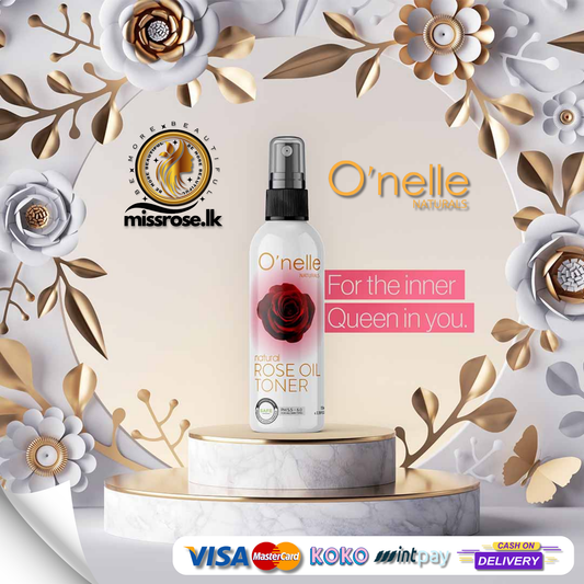 O'nelle Natural Rose Oil Toner with Spray Top