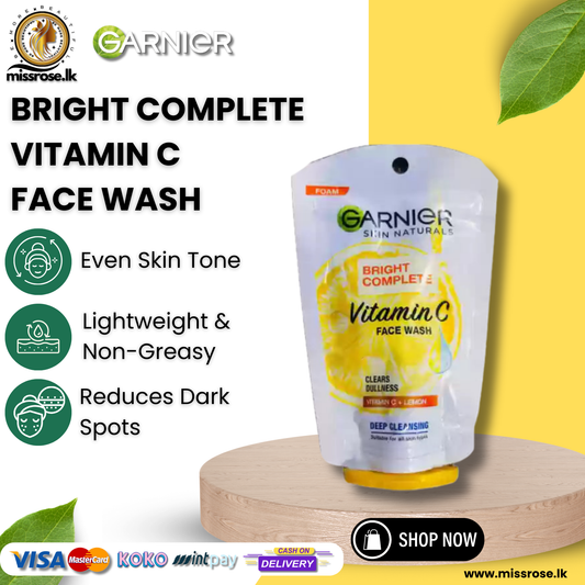Garnier Bright Complete Vitamin C Face Wash (25g)