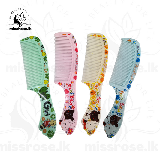 Hair comb with cute design for girls - 1 piece - Missrose.lk