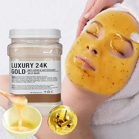 Jelly Mask  Luxury 24k Gold Mask - Missrose.lk