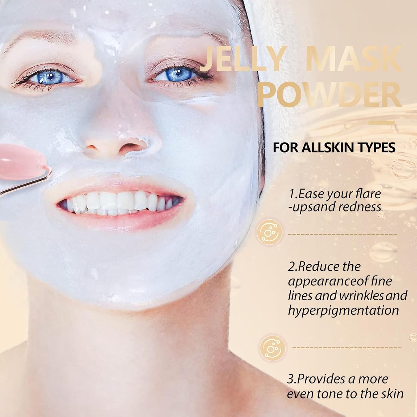 Jelly Mask  Luxury 24k Gold Mask - Missrose.lk