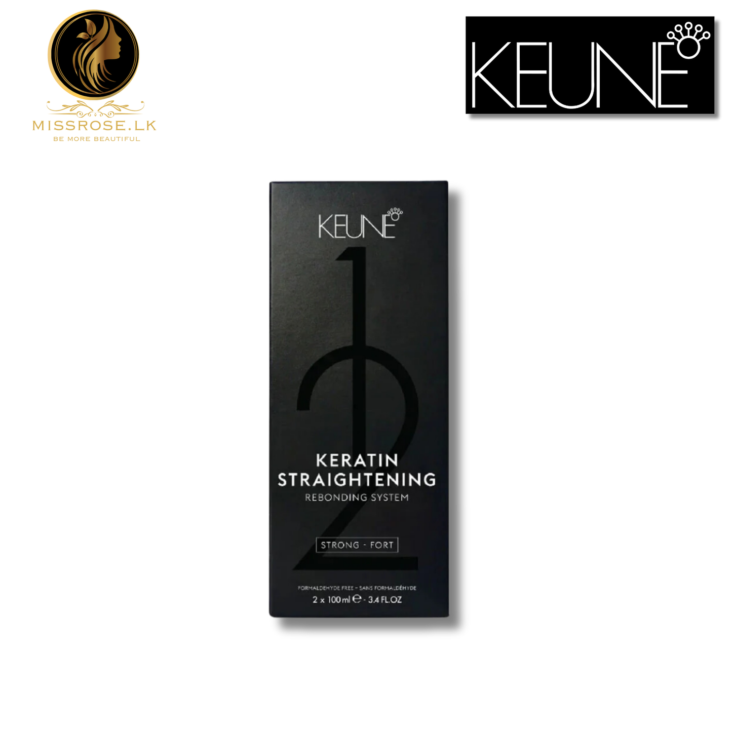 Keune Keratin Neutralization Straightening Cream 100ml - Missrose.lk