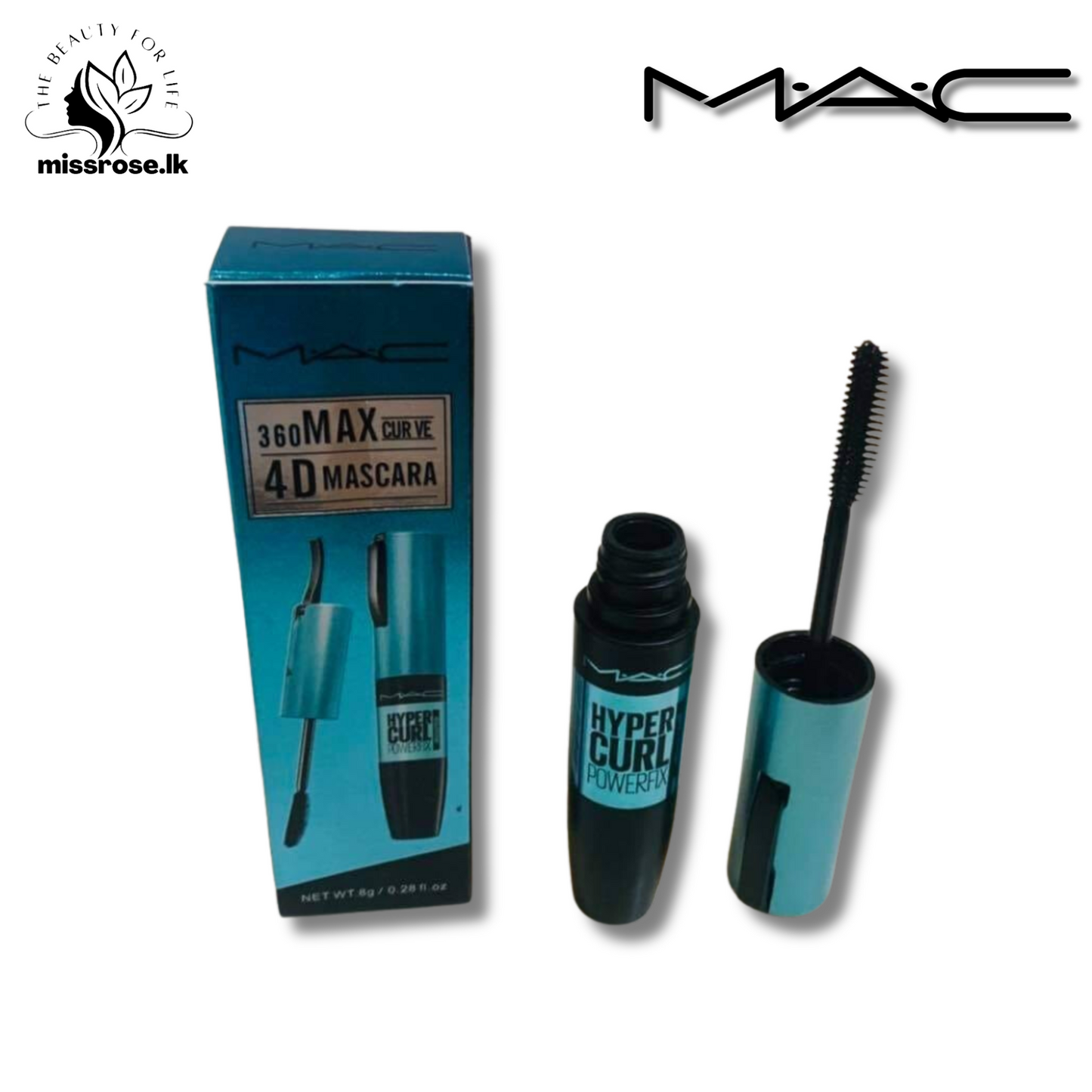 MAC 360 MAX CURIVE 4D MASCARA - Missrose.lk