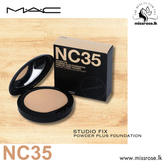 MAC Studio Fix Powder Plus Foundation NC35 - Missrose.lk