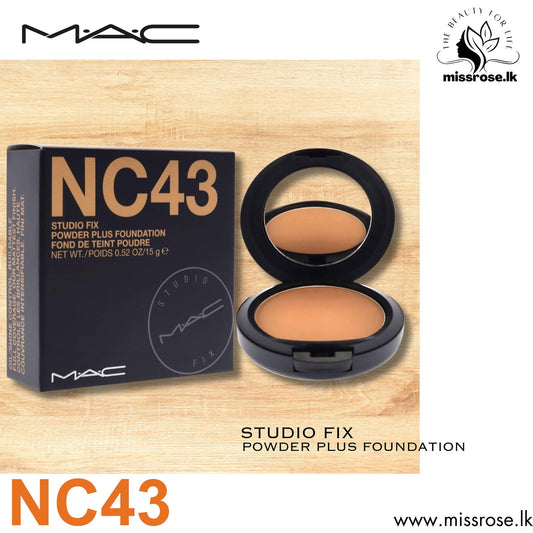 MAC Studio Fix Powder Plus Foundation NC43 - Missrose.lk