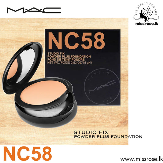 MAC Studio Fix Powder Plus Foundation NC58 - Missrose.lk