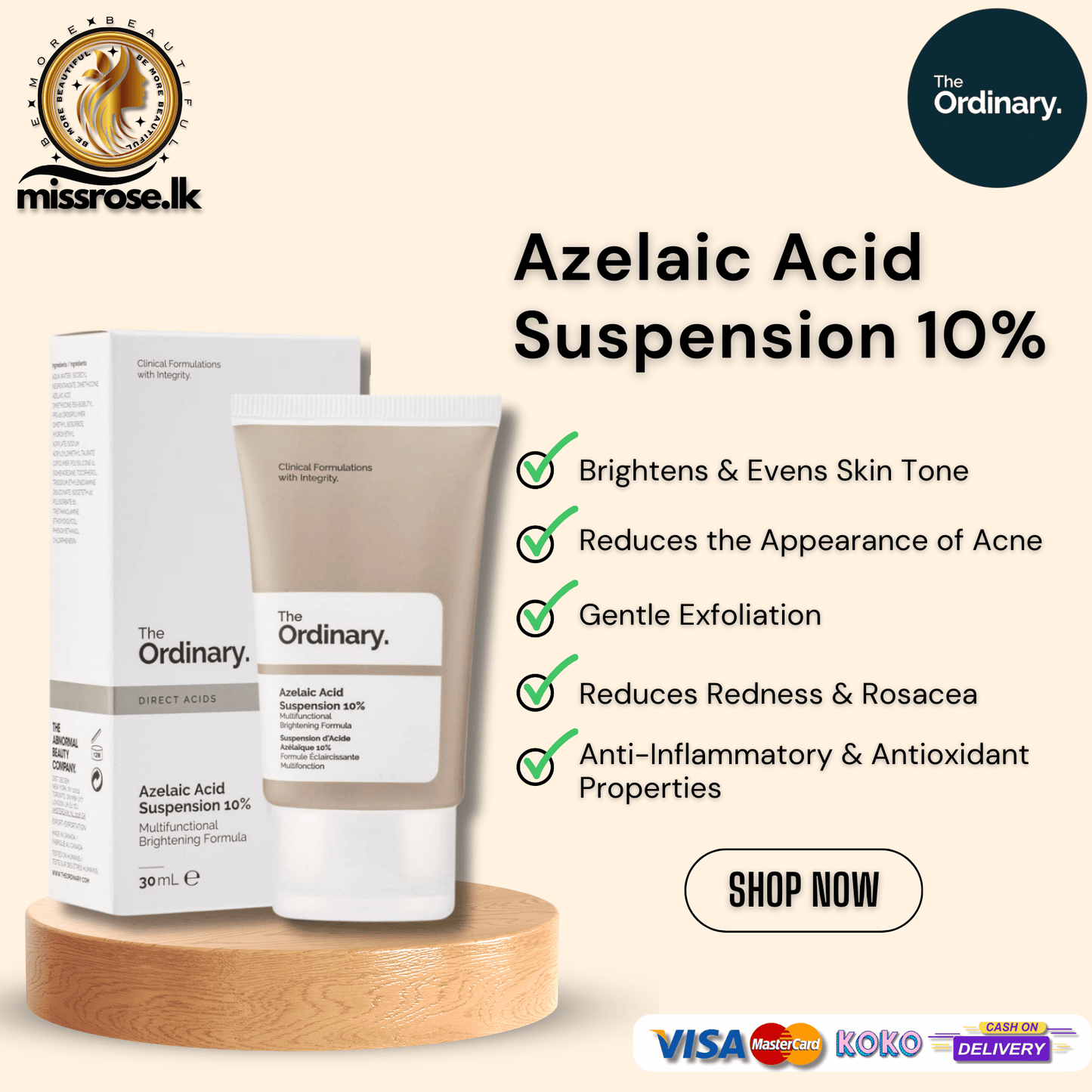 The Ordinary Azelaic Acid Suspension 10%