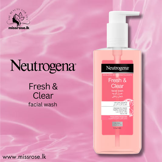 Neutrogena® Fresh & Clear Facial Wash with Pink Grapefruit