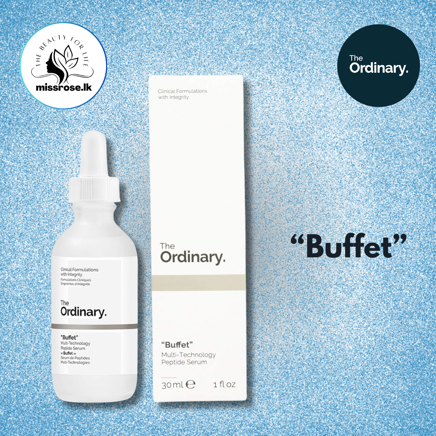 The Ordinary Buffet 30ml - Peptide Serum for Hydration and Anti-Aging