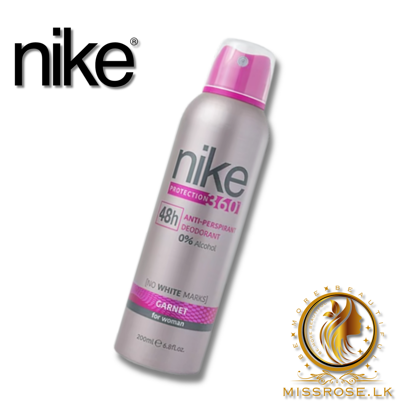 Nike Desodorante protection 360 Garnet Woman Spray 200 ml - Missrose.lk