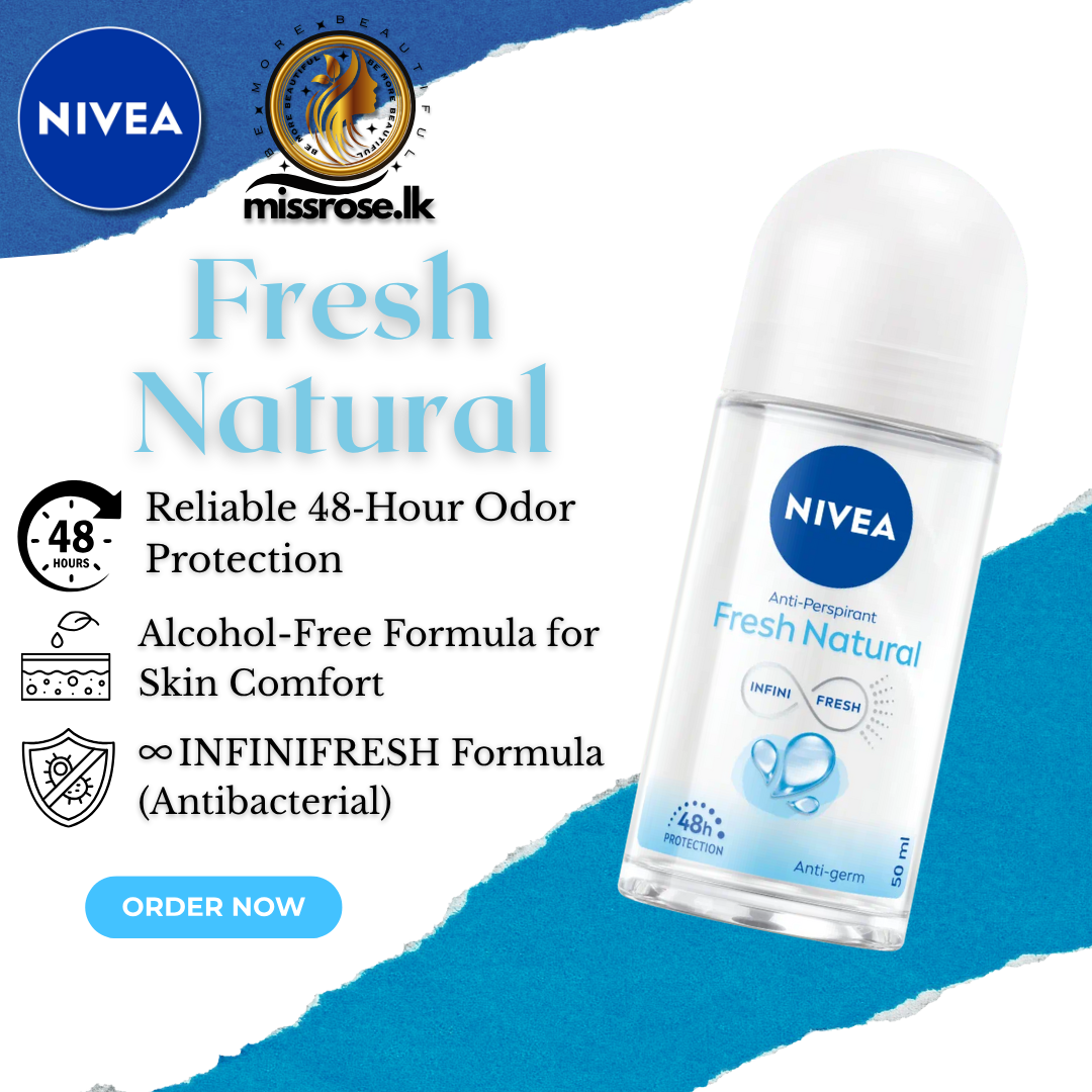 Nivea Fresh Natural Antiperspirant Roll On-50ml