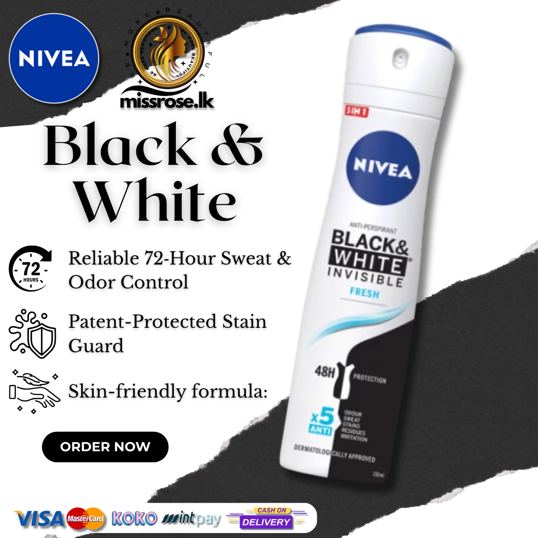 NIVEA Ladies Pure Black & White Invisible Anti-Perspirant