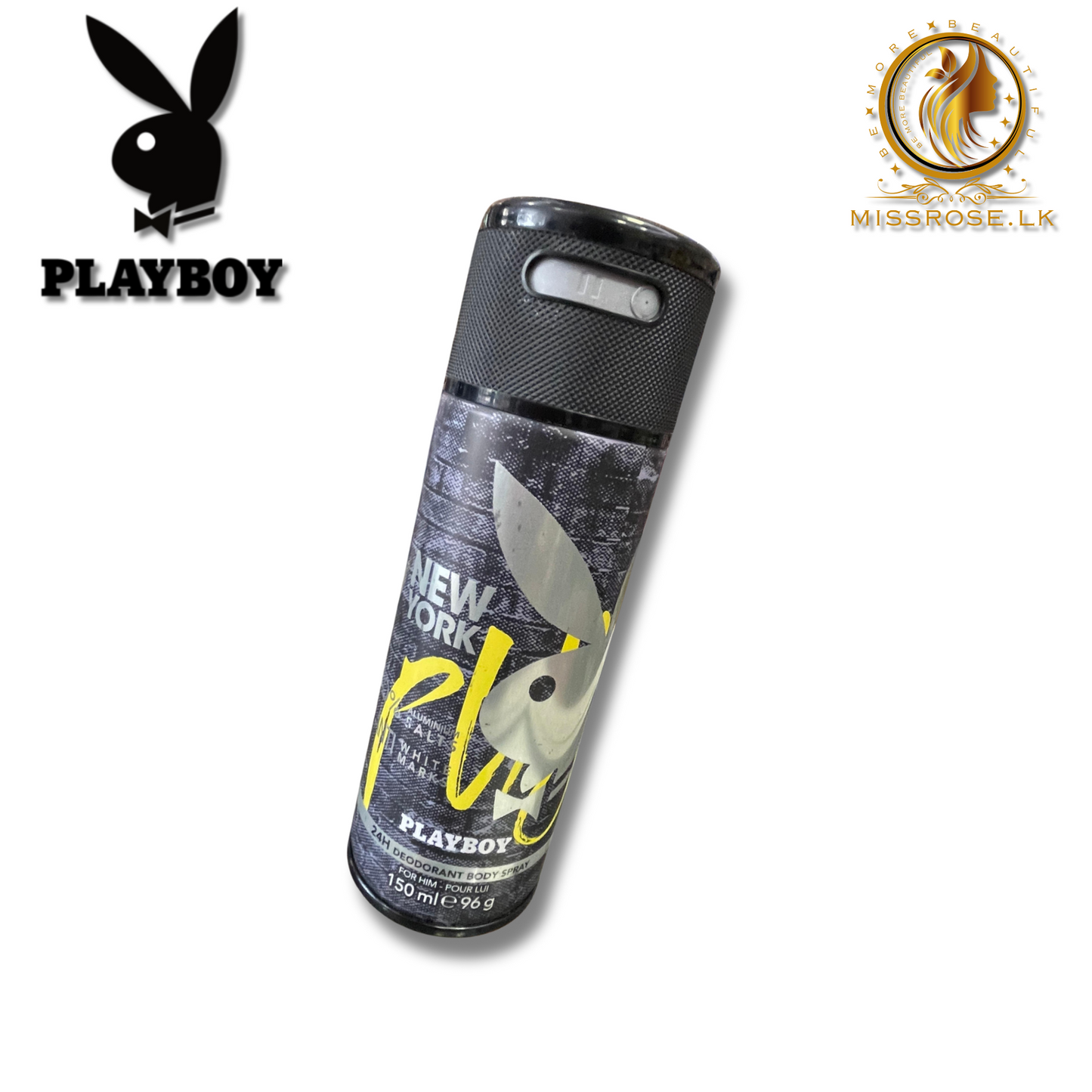 Playboy New York 24Hour Deodorant Body Spray For Him - Missrose.lk
