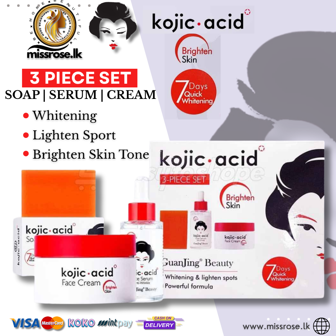 Kojic Acid Brightening & Whitening Set (3pc)